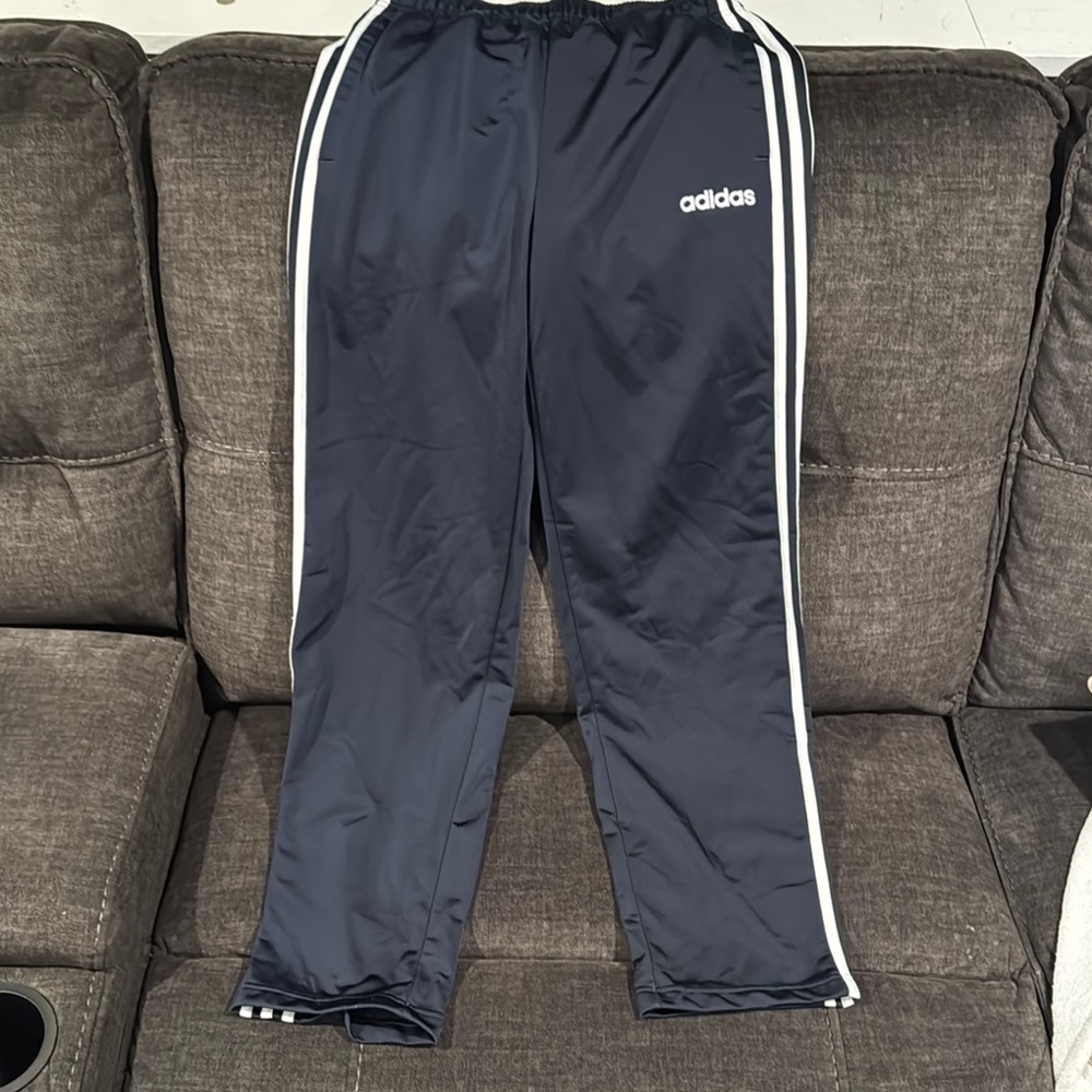 Adidas Navy Track Pants barely worn
